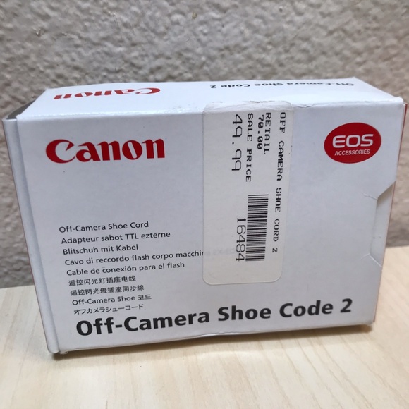 Canon Off-Camera Shoe Code 2 Camera Accessory Photography Flash NIB NWT - Picture 3 of 5